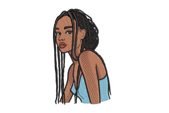 Black Girl with Dreadlocks