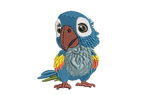 Cartooned Parrot