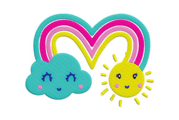 Cloud Rainbow Sun