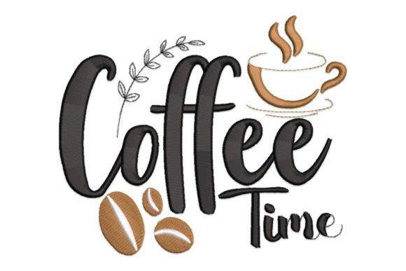 Coffee Time: A Warm, Versatile Embroidery Design for Meaningful Gifts