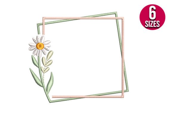 Daisy Monogram Frame