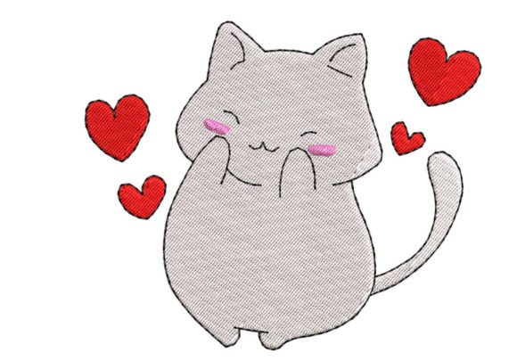 Elegant Cat: A Timeless Embroidery Design for Meaningful Gifts