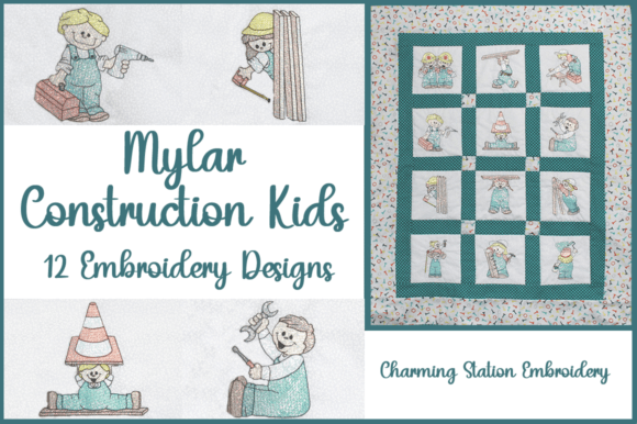 Mylar Construction Kids