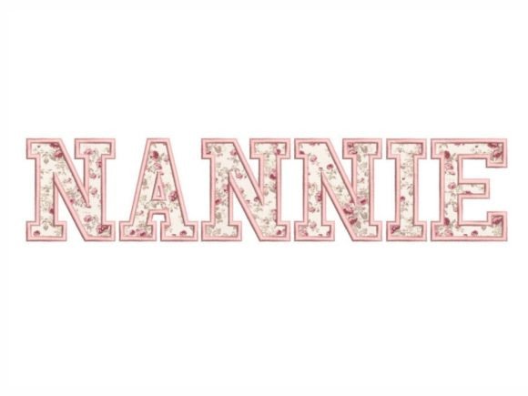 Nannie Applique: A Charming Embroidery Design for Meaningful Gifts
