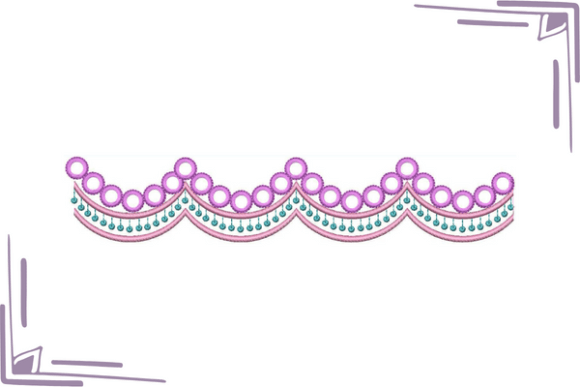 Ornamental Border: A Seasonal Embroidery Staple