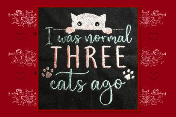 Three Cats Ago: A Playful Embroidery Design Worth Your Time