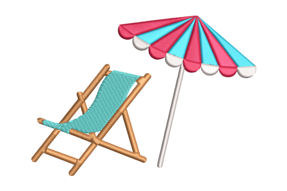Umbrella and Chair