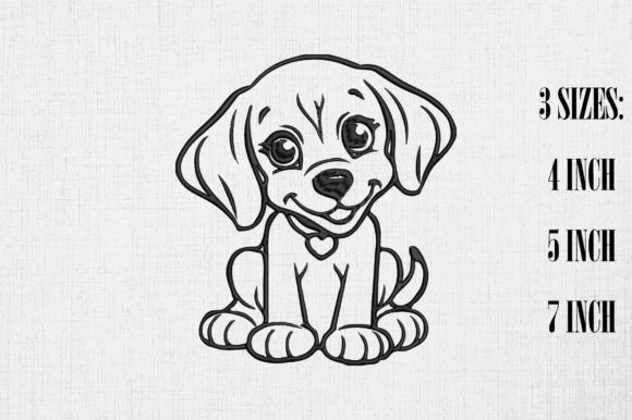 Valentine Cute Beagle Dog