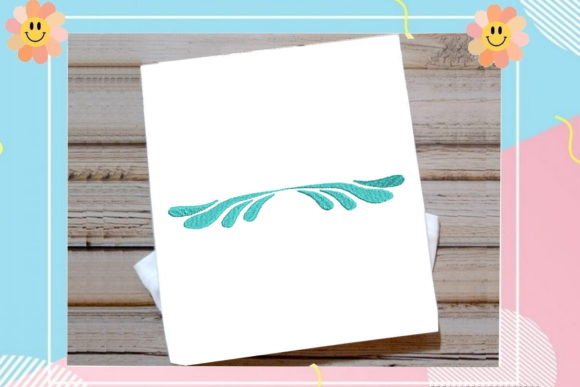Water Drop Border: A Seasonal Embroidery Gem