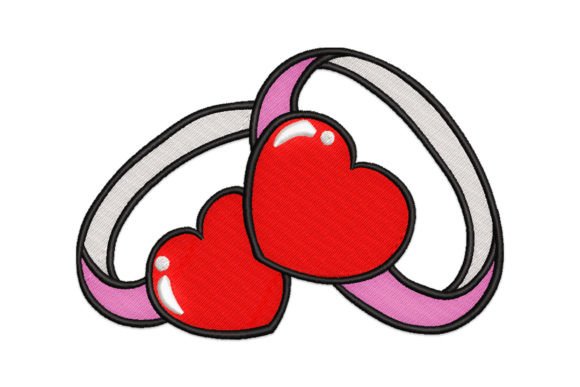 Wedding Rings Hearts: A Seasonal Embroidery Review