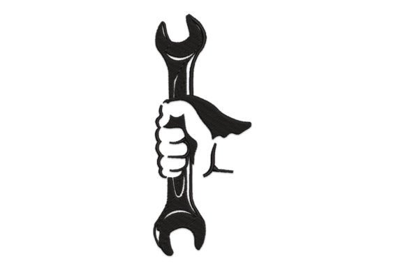 Wrench in Hand: A Craft Fair-Ready Embroidery Design