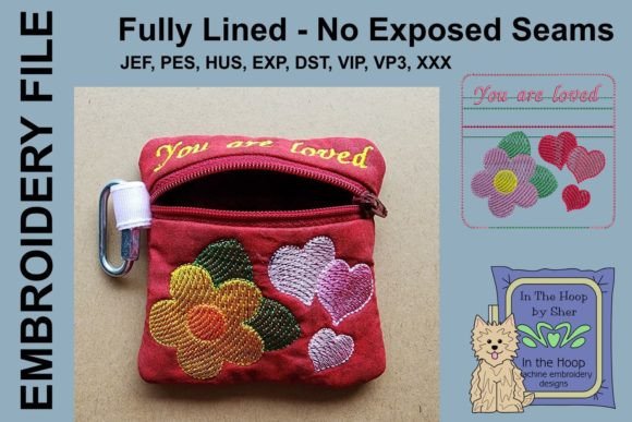 You Are Loved Mini Zipper Bag